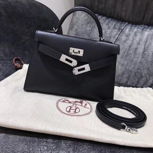 Hermes Kelly Mini Genuine Epsom Leather 19x5.5x12cm